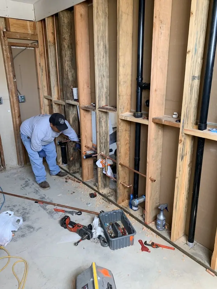 Commercial rough-in plumbing for Gas Line Repair in Briargate